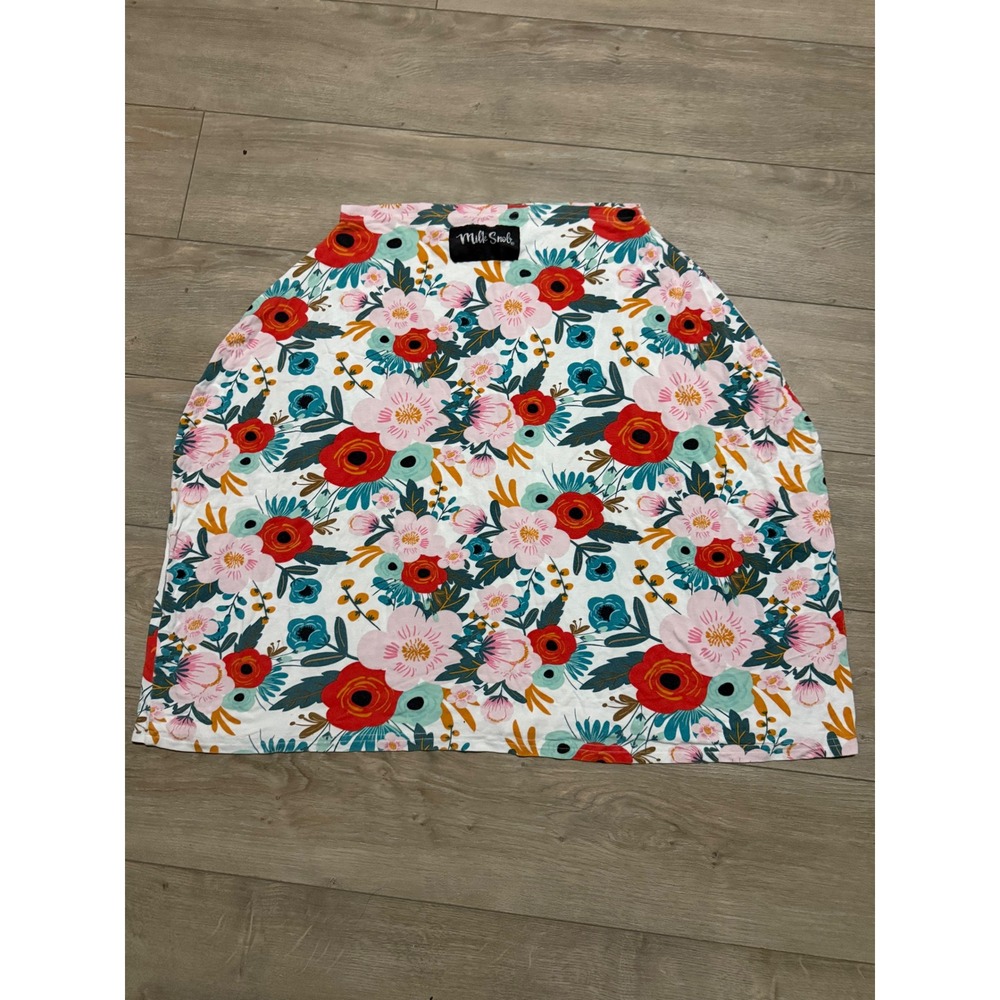 Milk Snob Floral Multi-Use Nursing Car Seat Cover 5-in-1 Rayon Spandex Blend